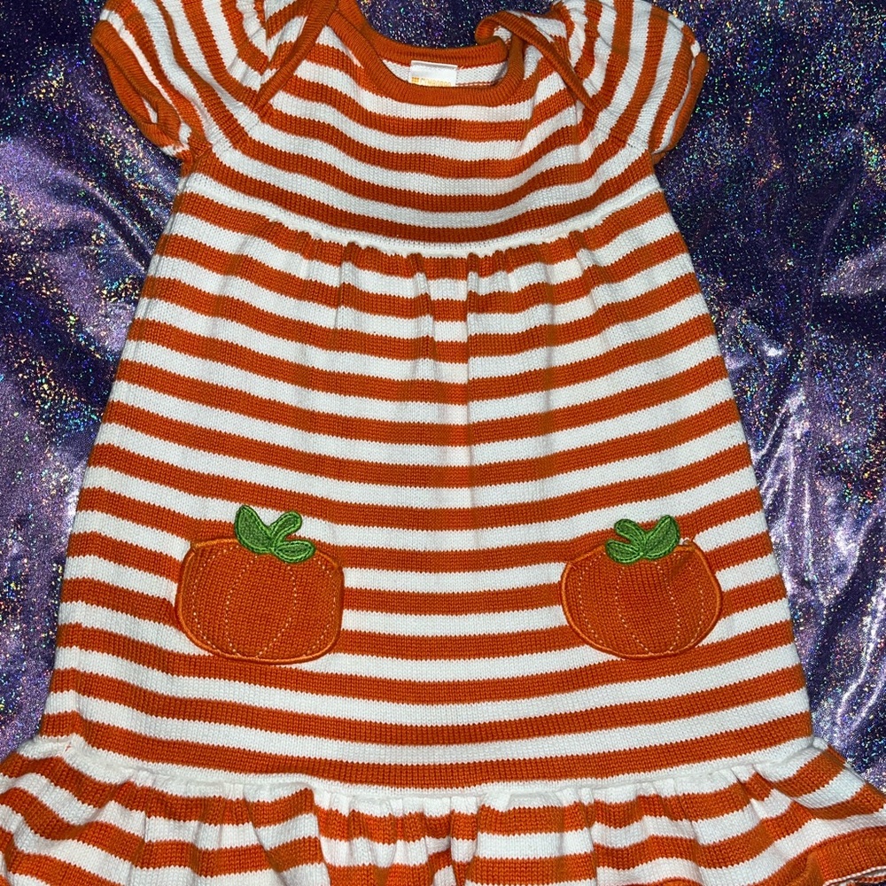 Gymboree Pumpkin Knit Dress